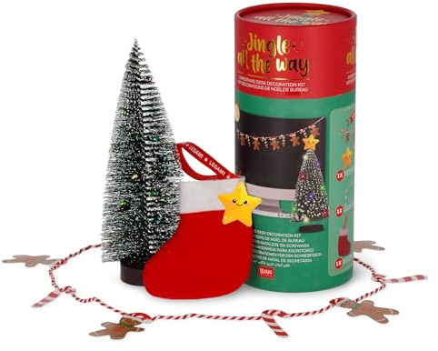 Legami - Kit de decoración navideña para el Escritorio