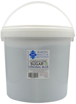 Baking Beauty and Beyond Premium Candy Floss Sugar 5kg - Original Blue Flavour