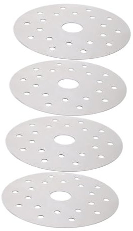 PRETYZOOM 4pezzi Piastre Adattatrici per Induzione in Acciaio Inossidabile Piastra di Conduzione del Calore per Piano Cottura Induzione Utensile da Cucina Domestico Foglio di Conduzione per