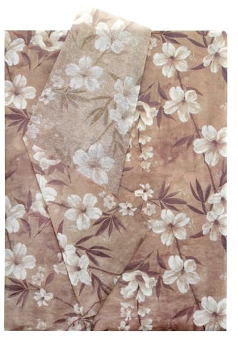 Anvin blommigt papper bulk 20 ark - 50 x 70 cm vår bröllop presentförpackning, decoupage och scrapbooking papper för baby shower, födelsedag, mors dag (vintage stil 8)