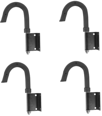 ARTIBETTER 4 pièces Crochet pour Échelle Extérieur Accessoire Chute pour Échelles Télescopiques et Escabeaux Crochet Robuste pour Toit et Mur Sécurité Renforcée Gain de Place et Transport