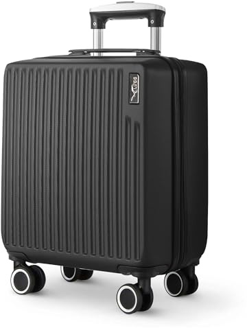 LUGG 15inch Vacay Suitcase ABS Luggage, Aluminium Trolley Handle, 360° Spinner Wheels, Water-Resistant & Durable Material - Airline Compatible (45 x 20 x 33cm)
