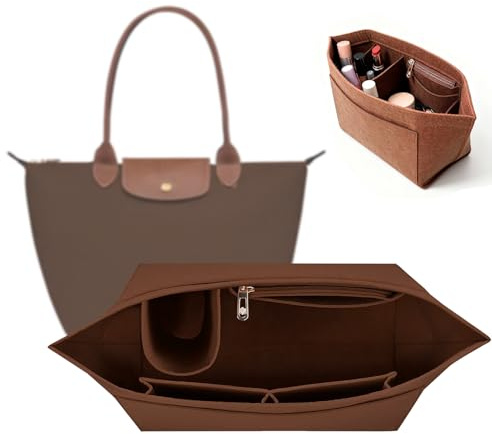 YeahBoom Organisateur de Sac pour Longchamp S,Organiseur de Sac à Main en Feutre avec Plusieurs Poches,Organisateur de Portefeuille