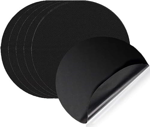 10 Pcs Poêle anti-adhésive Liner Tapis de cuisson cuisson Cuisine Non Stick Liner Téflon Tapis réutilisable durable résistant à la chaleur 24 cm de diamètre Tapis Outils De Cuisson À Haute Température