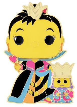 Funko Pop! Large Enamel Pin Disney Alice: Queen Of Hearts And King - Alice in Wonderland Spille Smaltate - Spilla da Collezione Carina - per gli Zaini & Borse - Idea Regalo - Movies Fans