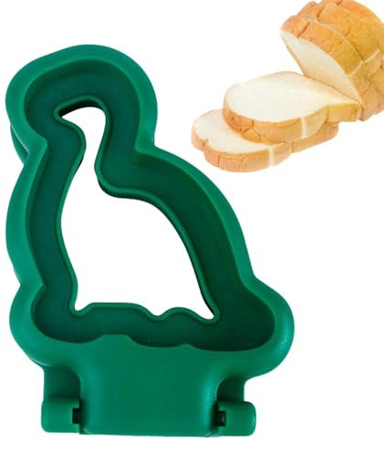 Cortador de sándwiches para niños, sellador de galletas con forma de dinosaurio, forma de estrella de dinosaurio, cortador de galletas para niños, niños pequeños, adultos, niños