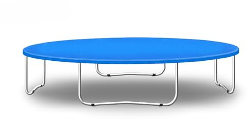 Baunsal® Trampolin Wetterschutzplane Ø 427 cm (WSPH) blau Wetterplane Abdeckung für den Winter Abdeckplane Schutzabdeckung Regenabdeckung Schutzplane