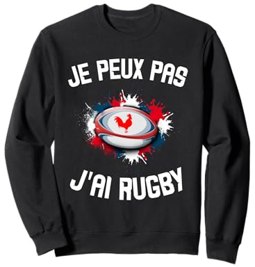 Maillot de Rugby enfant je peux pas j'ai rugby Homme Femme Sweatshirt