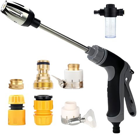 Gartenschlauch Spritzpistole, Garten Handbrause, Garten Hochdruck Gartenbrause, Hochdruck Gartenschlauch Spritzpistole, Hochdruck Power Wasserpistole, Turbo Washer Für Gartenschlauch, Für Autowäsche