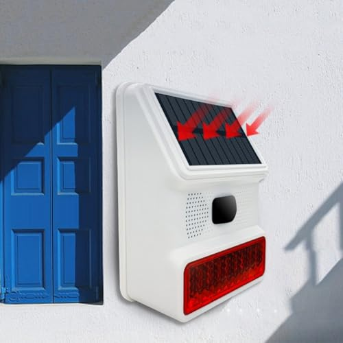 Sistema de alarma inalámbrico para exteriores de 433 MHz para todo tipo de clima con funciones fiables de detección de movimiento (C)