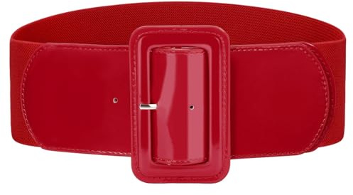 VONMELLI Ampie Cintura Elastica Donna, Vintage Cintura Alta Regolabile Cinture Elastiche Larghe Retrò Moda Cinture Da Donna Per Vestito