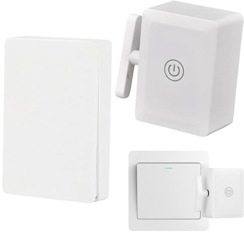 Premi-bottone intelligente – pulsante automatico in ABS, ricaricabile Type-C | robot telecomandato per spegnere la luce, accessorio smart home, arredamento per la casa, controllo touch, casa, controll