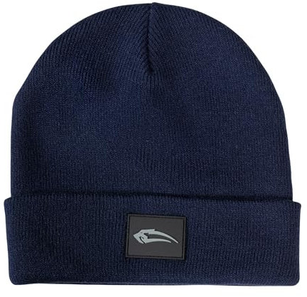 SMILODOX Wintermütze Lean, Unisex Weiche Beanie für Sport, Fitness, Training & Freizeit, Dehnbarer Stoff Laufmütze für warmen Winter, Ohrenwärmer Strickmütze