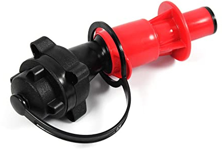 X-Parts Sicherheits-Einfüllsystem für Benzinkanister schwarz/rot Ausgießer Benzin für alle gängigen Doppelkanister, Kraftstoffkanister bis 5L und FuelFriend 1-2L innen-Ø der Füllöffnung = 29 mm