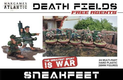 Wargames Atlantic, Dödfält: SneakFeet (24 multidelar hårdplast 28 mm figurer)