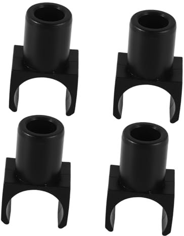 HOMOCONO 4pcs Wheelchair Sliders Seat Rail Guides Replacement Seat Rail Guide for Transport Chairs Wheelchairs and Adults Seniors