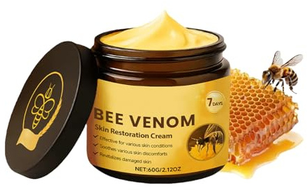 Crema per la cura della pelle con veleno d'api, idratante naturale per viso e corpo, riduce le impurità e le rughe, rassoda e riempie la pelle, siero nutriente all-in-one per tutti i tipi di pelle (1