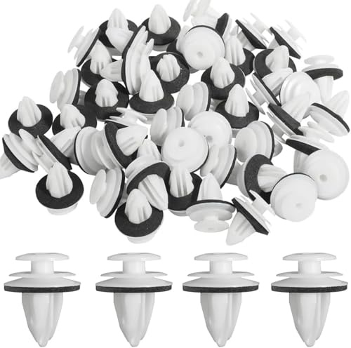JCKD 100 clips pour panneaux intérieurs de portières,clips universels pour portières, rivets en plastique pour rembourrages en mousse,clips de renfort pour pare-chocs, pièces automobiles universelles
