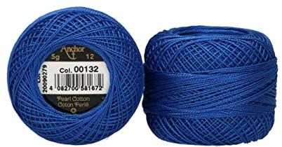 Anchor Perla, Grosor: 12, Longitud: 5G, Longitud: 56M 132 Hilos De Bordar