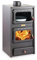 Kupro, graziosa stufa a legna di lusso, tipo camino, per riscaldamento diretto, con forno, 11 KW