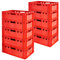 Fleischkiste E2 Fleischkiste Rot Fleischerkiste Fleischkisten Kiste Fleischkiste Eurobox Lebensmittelecht 60 x 40 Metzgerkiste Auswahl Kingpower, Anzahl:10