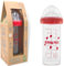 Le Biberon Français - Biberon en Verre 240ml Premium - Biberon Anti Colique 0-6 Mois - Tétine en Silicone Pur 3 Vitesses - Anti fuite à Col Large - BPA, BPS, BPF Free - Allaitement Mixte Nouveau né