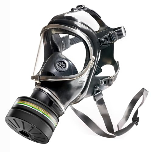 Dräger Panorama Nova RA - Respiratore a pieno facciale incl. filtro per la protezione civile - Maschera a pieno facciale riutilizzabile con protezione completa dalle emergenze biologiche e chimiche