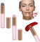 2stück Silikon Lippenpinsel,Silikon Lippen Make-Up Pinsel Mit Kappe,Multifunktion Applikatorpinsel,Wiederverwendbarer Lippenstift Applikator Mit Staubschutzhüllen Für Lipgloss Lippenbalsam Lippenmaske