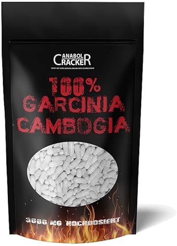 500 Kapseln - Garcinia Cambogia Extrak, 3000 mg pro Tagesdosis, 60% HCA hochdosiert, Reine und Pure Premiumqualität aus Deutschland