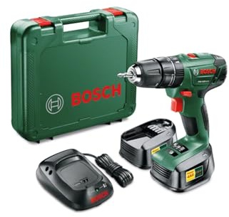 Bosch - Taladro de percusión inalámbrico (18 V, 2 x 15 Ah, PSB1800LI-2)