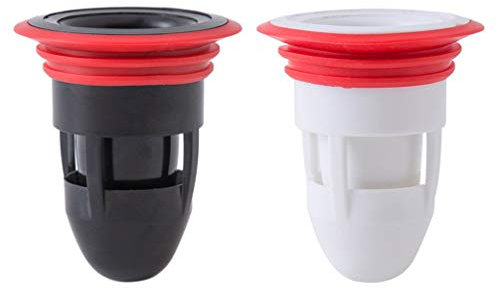 VOSAREA Spina Anti-Odore per Fognatura del Centro di Drenaggio del Riflusso dello Scarico del Pavimento della Doccia 2Pcs per Il Bagno della Cucina