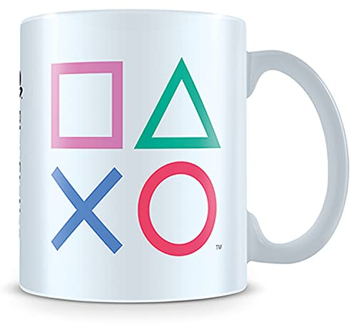Pyramid International MG25990C Playstation (Shapes) Coffee Mug, Ceramic