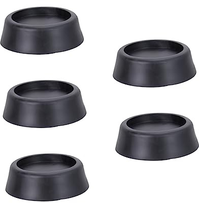 Zerodeko 5piezas Almohadillas Antideslizantes y Antivibración Para Lavadora Almohadillas De Goma Para Secadora Protector De Suelo Para Lavadora
