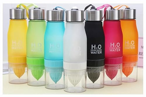 Mr.Gadget's Solutions Fruit Infuser Water Bottle 650ml, Leakproof & Reusable Drinking Bottle For Gym, Fitness, Running, Travel, Camping, Ideal For Fitness Sport & Outdoor