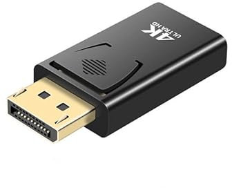 Xingdianfu Adattatore da DP a HDMI, adattatore 4K DisplayPort a HDMI con trasmissione audio e risoluzione massima