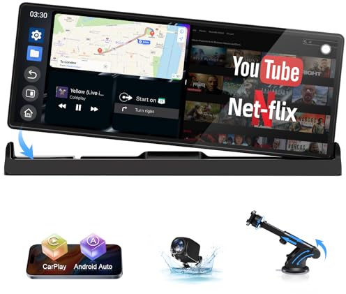 Net-Flix Pantalla Coche Carplay Android Auto con Youtube/Tiktok OEM Look