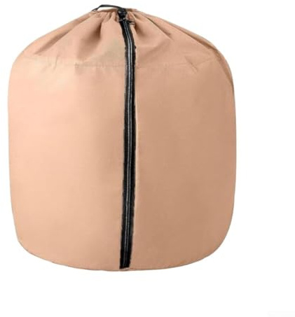 Copertura isolante per piante per l'inverno, protezione antigelo per vasi da giardino, 3 misure (45 x 50 cm, 65 x 70 cm, 40 x 40 cm), tessuto Oxford, marrone (40 x 40 cm)