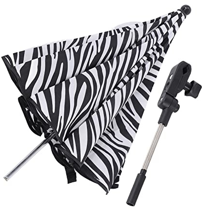 Aoaoy Paraguas para Cochecito de bebé, Protección Solar Ajustable con Accesorios Resistentes, para Sillas de Ruedas