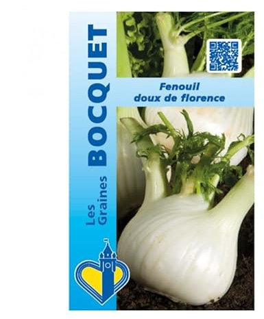 Sachet de graines de Fenouil doux de Florence - 3 g - légume tige - LES GRAINES BOCQUET