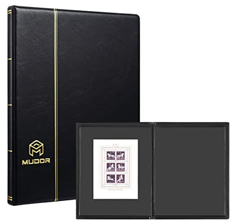 MUDOR Stamp Albums for Collectors, 1 Pockets Stamp Collection Book