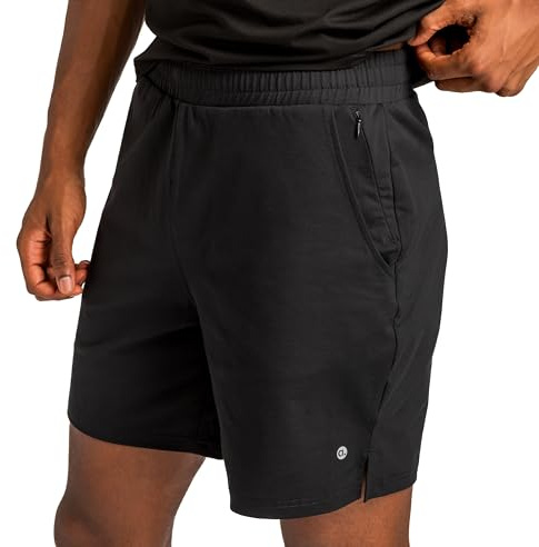 Aruki Herrshorts Jersey med Dragsko Bekväma Shorts för Gym Löpning Sport Aktiv Livsstil Träning Fritid Daglig Användning Andningsbar Komfort för Män Kolsvart M