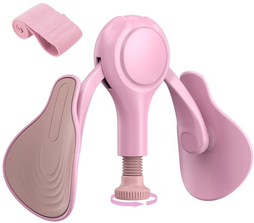 Ejercitador de Muslos y Suelo Pélvico para Mujeres Máquina de Ejercicio Interno de Piernas con Banda de Resistencia Kegel Trainer Tonificador de Glúteos y Musculatura Abdominal para Casa