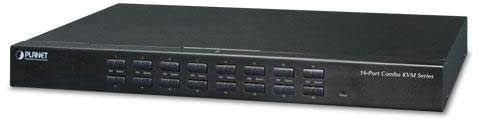 Planet 16-Port Combo IP KVM Switch: Up to 256 Computers, On Screen, IKVM-210-16 (Up to 256 Computers, On Screen Display (OSD), Quick View Setting (QVS), Hotkey, Stackable, 1U Rack-Mount,)
