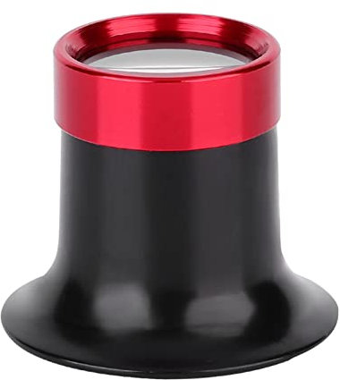 Uhrmacherlupe 10X, Uhr Lupenlupe Lupenbrille Monokular Lupenlupen Juwelier Okular Feinmechanikerlupe Uhrenreparaturlupe Aluminiumlegierung Uhrenlupe Augenlupe für Uhrenschmuck Uhrmacher Lupe Uhren