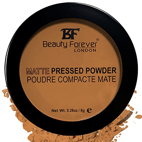Beauty Forever Matte Pressed Powder, Oil Free & Lightweight, 8gms (11 Medium Deep)