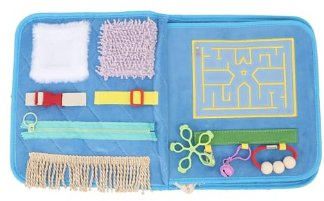 Couverture Sensorielle pour la Démence, Améliore les Compétences Manuelles, Couverture avec Plusieurs Jeux et Difficultés, Partageable entre les Personnes âgées, Conception