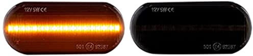 Recambo LED SEITENBLINKER passend für Caddy 2 + 3, Passat 35i, 3b, 3bg, T5 | SCHWARZ