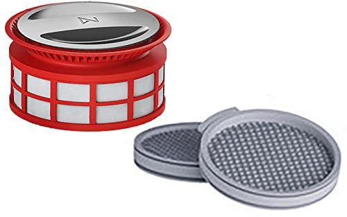 HUAYUWA Waschbares Ersatz-Filter-Set passend für Roborock H6 Staubsauger-Zubehör (2 Baumwollfilter vorne + 1 HEPA-Filter)