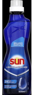 Sun - Liquide de Rinçage Lave-Vaisselle - Brillance Parfaite - 500ml