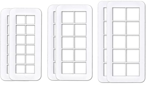 Hinapan Lot de 6 emporte-pièces carrés, emporte-pièces pour fondants, emporte-pièces géométriques, outils de cuisson et accessoires, 3 tailles